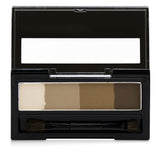 KISS ME Heavy Rotation Waterproof Powder Eyebrow And 3D Nose - # 01 Light Brown 3.5g/0.12oz