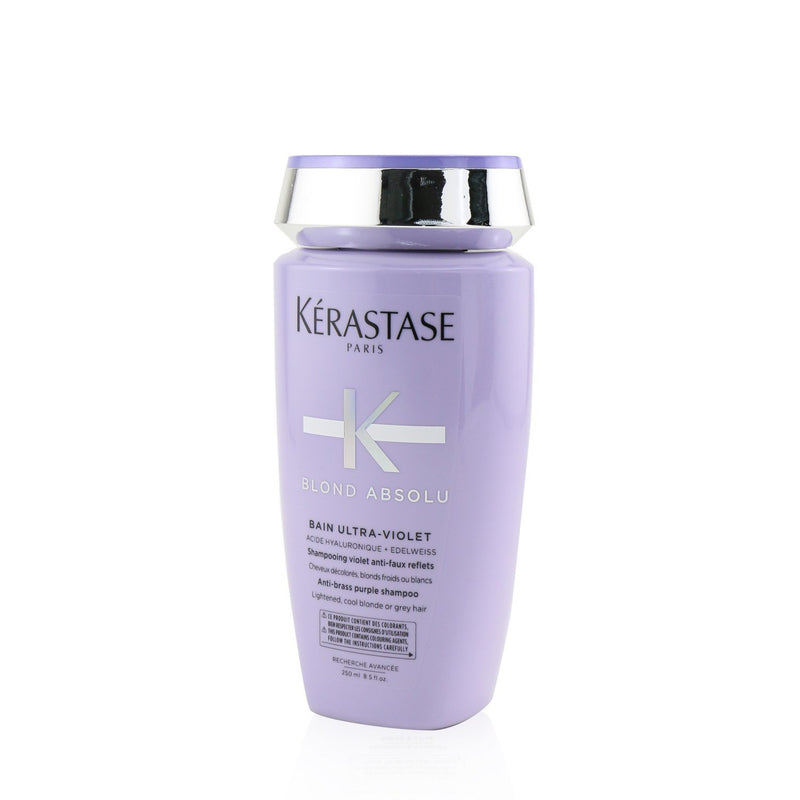 Kerastase Blond Absolu Bain Ultra-Violet Anti-Brass Purple Shampoo (Lightened, Cool Blonde or Grey Hair)  250ml/8.5oz