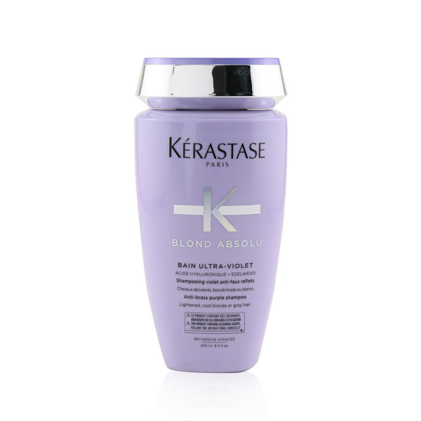 Kerastase Blond Absolu Bain Ultra-Violet Anti-Brass Purple Shampoo (Lightened, Cool Blonde or Grey Hair)  250ml/8.5oz