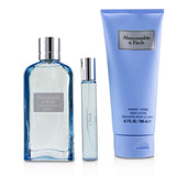 Abercrombie & Fitch First Instinct Blue Coffret: Eau De Parfum Spray 100ml/3.4oz + Body Lotion 200ml/6.7oz + Eau De Parfum Spray 15ml/0.5oz 3pcs