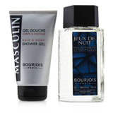 Bourjois Masculin Coffret: Jeux De Nuit Eau De Toilette Spray 100ml/3.3oz + Hair & Body Shower Gel 150ml/5oz