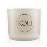 iKOU Essentials Aromatherapy Natural Wax Candle Glass - Joy (Australian White Flannel Flower)