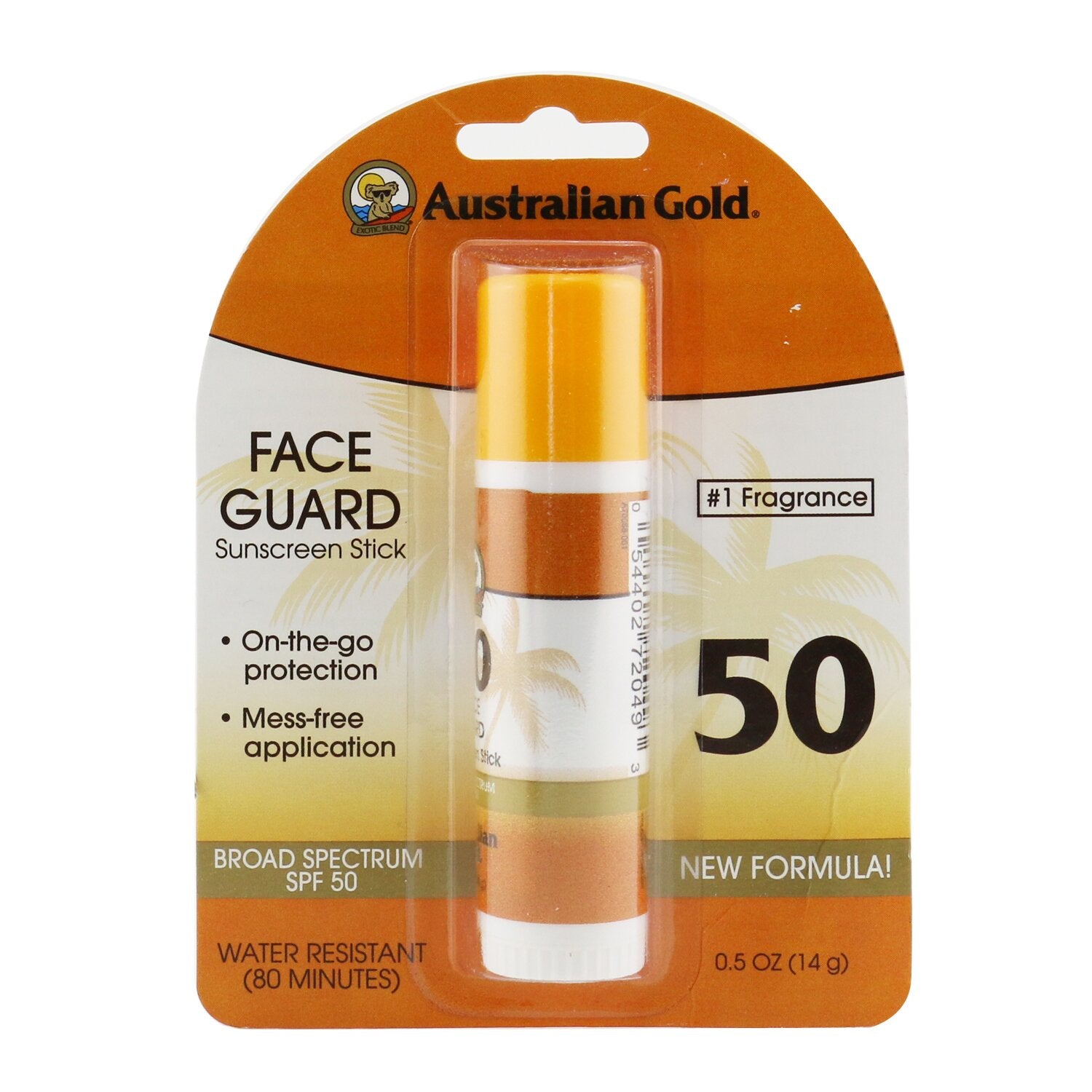 Australian Gold Face Guard Sunscreen Stick SPF 50 14g/0.5oz Fresh