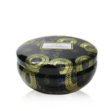 Voluspa 3 Wick Decorative Tin Candle - Moso Bamboo