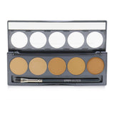Cinema Secrets Ultimate Foundation 5 In 1 Pro Palette - # 500B Series (Medium To Deep Pink Beige Undertones)