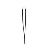 Rubis Tweezers Classic Swarovski - # Black With Ruby Swarovski Gem