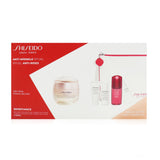 Shiseido Anti-Wrinkle Ritual Benefiance Wrinkle Smoothing Cream Enriched Set (For Dry Skin): Wrinkle Smoothing Cream Enriched 50ml + Cleansing Foam 5ml + Softener Enriched 7ml + Ultimune Concentrate 10ml + Wrinkle Smoothing Eye Cream 2ml