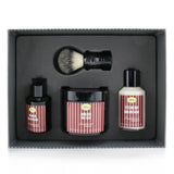 The Art Of Shaving 4 Elements Shaving Full Size Kit - Sandalwood: Pre-Shave Oil 60ml + Shaving Cream 150ml + After-Shave Balm 100ml + Genuine Badger Brush 4pcs