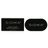 Sigma Beauty Color + Shape Brow Powder Duo - # Medium 3g/0.11oz