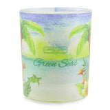 The Candle Company (Carroll & Chan) 100% Beeswax Votive Candle - Green Seas