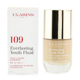 Clarins Everlasting Youth Fluid Illuminating & Firming Foundation SPF 15 - # 109 Wheat 30ml/1oz