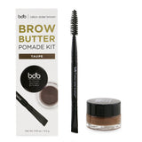 Billion Dollar Brows Brow Butter Pomade Kit: Brow Butter + Mini Duo Brow Definer - # Taupe 2pcs