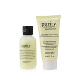Philosophy 2-Pieces Get Set: One-Step Facial Cleanser 60ml + Ultra-Light Mosturizer 60ml