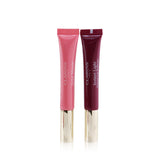 Clarins Instant Light Lip Perfector Collection - #01 Rose Shimmer + #08 Plum Shimmer