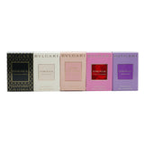Bvlgari The Women's Gift Collection: Rose Goldea EDP, Goldea The Roman Night EDP, Omnia Amethyste EDT, Omnia Crystalline EDT, Omnia Pink Sapphire EDT 5x5ml/0.17oz