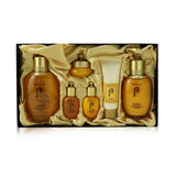 Whoo (The History Of Whoo) Gongjinhyang Essential Set: Balancer (150ml+20ml) + Emulsion (110ml+20ml) + Cream 10ml + Cleanser 40ml