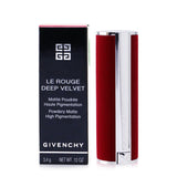 Givenchy Le Rouge Deep Velvet Lipstick - # 27 Rouge Infuse 3.4g/0.12oz