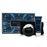 Bvlgari Aqva Pour Homme Coffret: Eau De Toilette Spray 100ml/3.4oz + After Shave Balm 100ml/3.4oz + Pouch 2pcs+Pouch