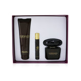 Versace Crystal Noir Coffret: Eau De Toilette Spray 90ml/3oz + Body Lotion 150ml/5oz + EDT Travel Spray 10ml/0.3oz