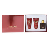 Versace Eros Flame Coffret: Eau De Parfum Spray 50ml/1.7oz +Perfumed Shower Gel 50ml/1.7oz + After Shave Balm 50ml/1.7oz
