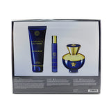 Versace Dylan Blue Coffret: Eau De Parfum Spray100ml/3.4oz + Body Lotion 150ml/5oz + Eau De Parfum Spray 10ml/0.3oz