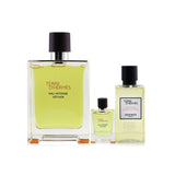 Hermes Terre D'Hermes Eau Intense Vetiver Coffret: Eau De Parfum 100ml/3.3oz + Hair & Body Shower Gel 40ml/1.35oz + Eau De Parfum 5ml/0.17oz