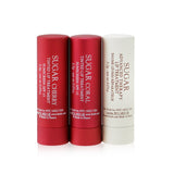 Fresh Sugar Lip Treatment Trio Set: 1x Sugar Lip Treatment Advanced Therapy - 2.2g/0.07oz + 2x Mini Sugar Lip Treatment SPF 15 (#Coral + #Cherry)