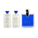 Bvlgari Blv Coffret: Eau De Toilette Spray 100ml/3.4oz + 2x After Shave Balm 75ml/2.5oz + Pouch