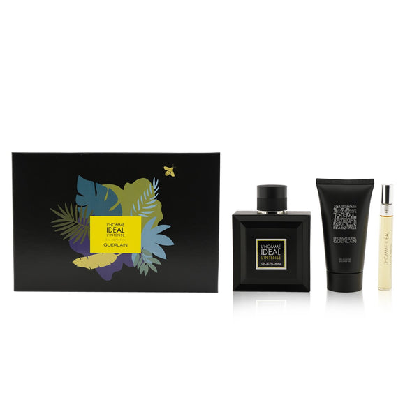 Guerlain L'Homme Ideal L'Intense Coffret: Eau De Parfum Spray 100ml/3.3oz + Eau De Parfum Spray 10ml/0.3oz + Shower Gel 75ml/2.5oz 