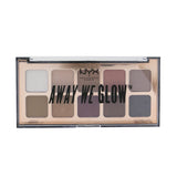 NYX Away We Glow Shadow Palette (10x Eyeshadow) - # Lovebeam 10x1g/0.03oz