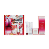 Shiseido Ultimate Hydrating Glow Set: Ultimune Power Infusing Concentrate 30ml + Moisturizing Gel Cream 10ml + Eye Concentrate 5ml + SPF 42 Sunscreen 7ml