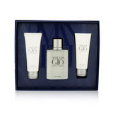 Giorgio Armani Acqua Di Gio Coffret: Eau De Toilette Spray 100ml/3.4oz + All Over Body Shampoo 75ml/2.5oz + After Shave Balm 75ml/2.5oz 3pcs