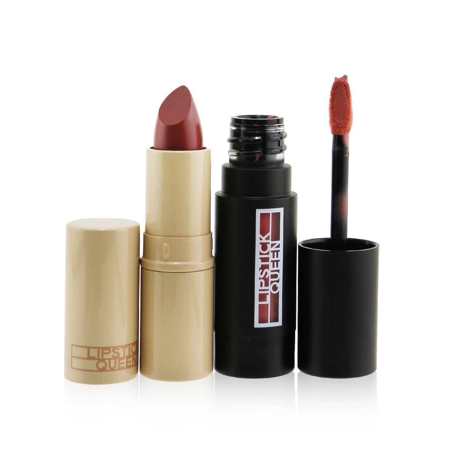 Lipstick Queen Indulge Me Lip Duo 1x Lipdulgence Lip Mousse Nude A La