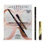Anastasia Beverly Hills Perfect Your Brows Kit (Brow Wiz + Mini Dipbrow Gel) - # Ebony 2pcs