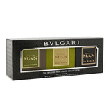 Bvlgari Man Coffret: In Black Eau De Parfum Spray + Wood Neroli Eau De Parfum Spray + Wood Essence Eau De Parfum Spray