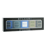 Bvlgari The Men's Gift Collection: Man In Black Eau De Parfum + Man Wood Essence Eau De Parfum + Aqva Eau De Toilette + Aqva Atlantique Eau De Toilette + Blv Eau De Toilette