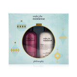 Philosophy Under The Mistletoe 2-Pieces Set: Shampoo, Shower Gel & Bubble Bath Gel 240ml + Body Lotion 240ml