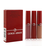 Giorgio Armani Lip Maestro Intense Velvet Color Set (3x Mini Liquid Lipstick) - #101,#400,#501