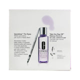 Clinique Clinique Eyes In The Foreground Set: Take The Day Off Makeup Remover 125ml/4.2oz+ Quickliner For Eyes 0.3g/0.01oz