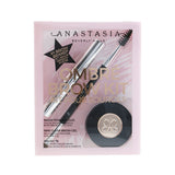 Anastasia Beverly Hills Ombre Brow Kit (Brow Powder Duo + Mini Clear Brow Gel + Brush 7B) - # Dark Brown 3pcs