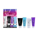 Glamglow Instant Celebrity Skin Masking Set: 1x Supermud Clearing Treatment - 15g/0.5oz + 1x Youthmud Glow Stimulating Treatment - 15g/0.5oz + 1x Thristymud Hydrating Treatment - 10g/0.35 + 1x Gravitymud Firming Treatment- 10g/0.35