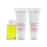 Clarins A Beautiful Pregnancy Set: Stretch Mark Minimizer 200ml+ Exfoliating Body Scrub 200ml+ Body Treatment Oil-Tonic 100ml