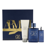 Giorgio Armani Acqua Di Gio Profondo Coffret: Eau De Parfum Spray 75ml/2.5oz + Eau De Parfum Spray 15ml/0.5oz + All Over Body Shampoo 75ml/2.5oz