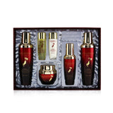 3W Clinic Red Ginseng Nourishing Skin Care Set: Toner 130ml+ Emulsion 130ml+ Serum 50ml+ Cream 55g+ Toner 30ml+ Emulsion 30ml 6pcs