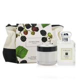 Jo Malone Blackberry & Bay Travel Kit: Cologne Spray 50ml/1.7oz + Body Cream 50ml/1.7oz + Pouch 2pcs+Pouch