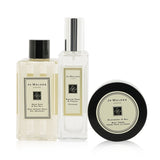 Jo Malone Fragrance Layering Collection: English Pear & Freesia Cologne Spray 30ml + Blackberry & Bay Body Cream 50ml + Wood Sage & Sea Salt Body Wash 100ml
