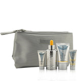 Prevage by Elizabeth Arden Prevage Intensive Repair Anti-Aging Solutions 4-Pieces Set: Intensive Repair Daily Serum 30ml + Moisture Cream SPF 30 15ml + City Smart Broad Spectrum SPF 50 5ml + Skin Renewal Booster 5ml + Bag
