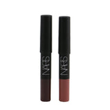 NARS Velvet Matte Lip Pencil Duo Kit - Train Bleu / Intriguing 2x1.8g/0.06oz