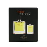 Hermes Terre D'Hermes Pure Parfum Coffret: Pure Parfum Spray 75ml/2.53oz + Pure Parfum Spray 12.5ml/0.42oz