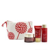 Clarins Super Restorative Collection: Day Cream 50ml+ Night Cream 15ml+ Treatment Essence 50ml+ Pouch
